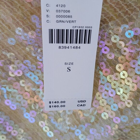 Anthropologie Tilda slip skirt sequins - Picture 3 of 4